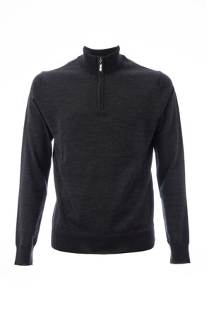 Hanstholm Halfzip Merino Strik